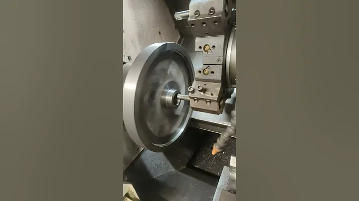 400.0mm Casting Pulley Machining #cncmaster #cnclathe