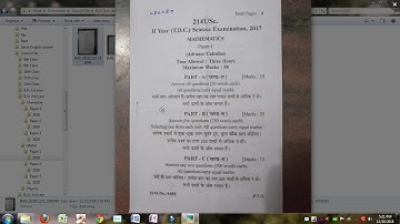 B.Sc. 2 year // Mlsu//paper in PDF//math