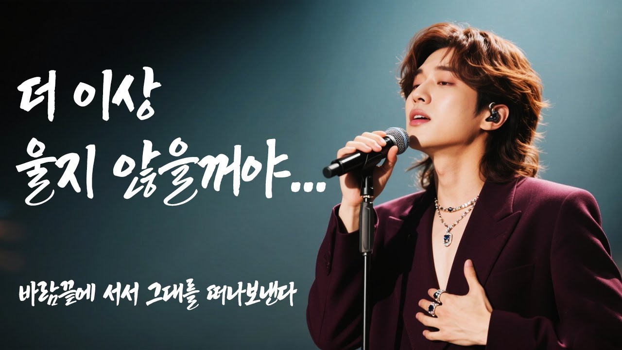 바람끝에 서서 쓸쓸히 맞는 이별  ♥중년들을 위한 애절한 감성 트롯 발라드♥