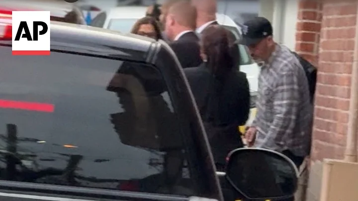 Jimmy Kimmel departs his studio after ABC suspends late-night show