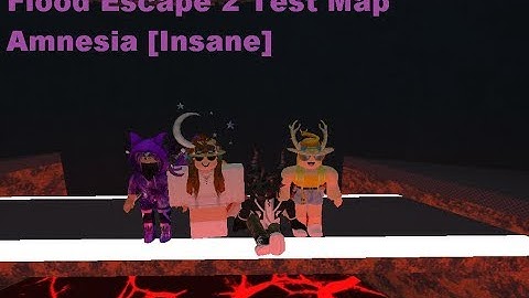 Roblox Flood Escape 2 (Test Map) - Amnesia (Insane)(WIP ?)