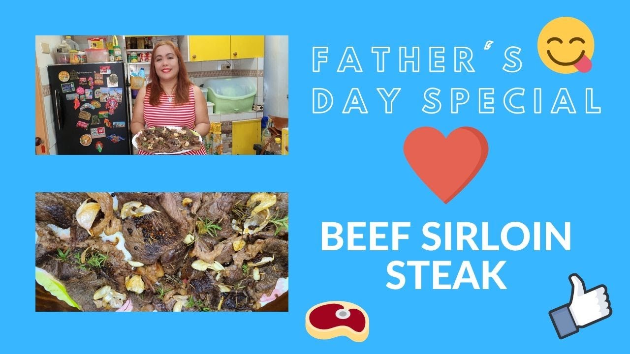 HOW TO COOK SIRLOIN STEAK THE EASIEST WAY (LUCKY GIRL'S STYLE)... - YouTube