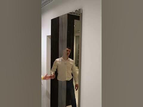 «Скрытая» сдвижная дверь. Magic! #двери #сдвижныедвери - YouTube