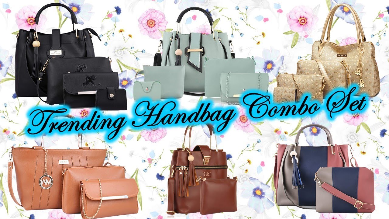 Latest Ladies Purse Combo Set Collection / Beautiful Handbags / Ladies Purse Design YouTube