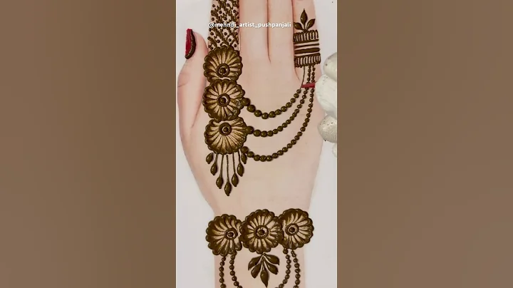 Beautiful Buds mehndi design trick | mehndi |henna #mehndi #mehandi #henna #shorts #new #art #artist