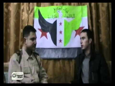 النقيب يحيى اليوسف قائد إحدى كائب الجيش الحر 