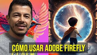 Conoce y aprende a usar Adobe Firefly beta. #adobeFirefly