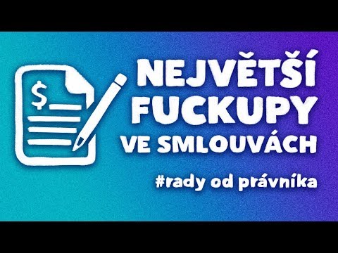 Video: Jak Správně Sepsat Přílohu Smlouvy