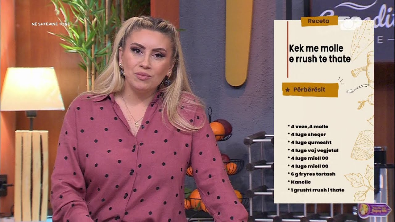 Kek me mollë e rrush te thatë- Në Shtëpinë Tonë