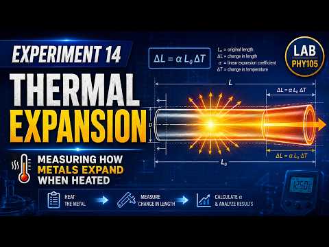 Thermal Expansion Made Easy | How Metals Expand When Heated | PHY105 Lab#2026