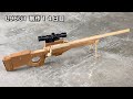 L96G1　ゴム銃制作の作業日記　１４日目　Handmade rubber band gun