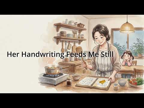 【洋楽・和訳付き】今も、母の字で / Her Handwriting Feeds Me Still(母の走り書きの料理メモを、娘が再現する話)