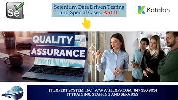 Selenium Data Driven Testing |  Selenium Special Cases Automation Testing |  IT Expert System