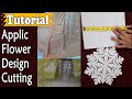 Applic Flower Cutting Tutorial | Aplic Bunch Designs |