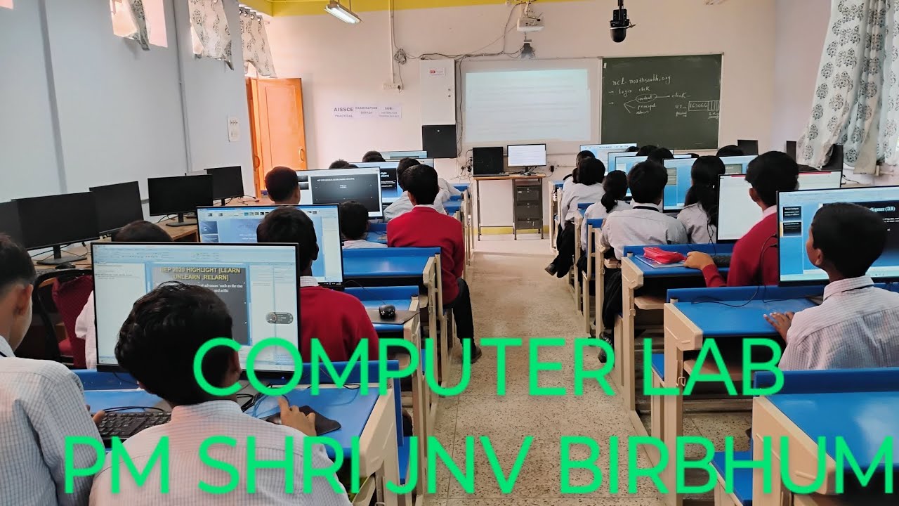 COMPUTER LAB (CLASS -7 Students) | PM SHRI JNV BIRBHUM - YouTube