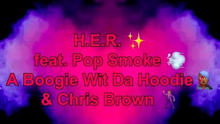 Slide REMIX (Lyrics) feat. Pop Smoke, A Boogie Wit Da Hoodie \& Chris Brown
