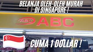 ONLY 1 DOLLAR! CHEAP SOUVENIR SHOPPING IN SINGAPORE: ABC STORE IN BUGIS! #singapore #vlog