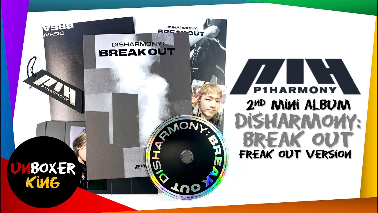 P1Harmony - 2nd Mini Album [DISHARMONY : BREAK OUT] Official Poster Fr