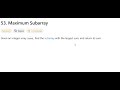 Maximum Subarray  | @faang-academy