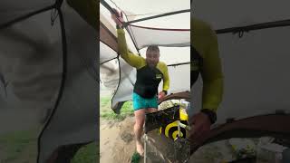 Guy's Fishing Trip with Friends Interrupted by Strong Winds