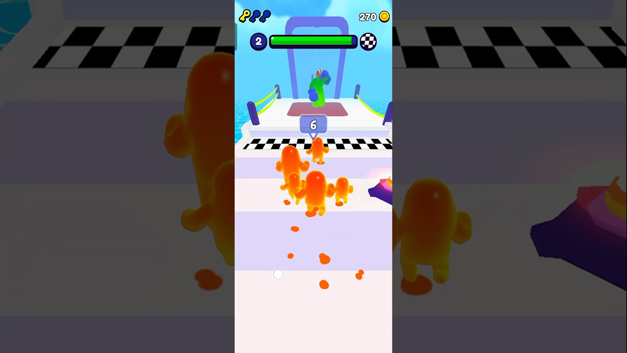 BABY'S 🐥 Vs MONSTER 💀 FIGHT 🤣 - join blob clash 3d 