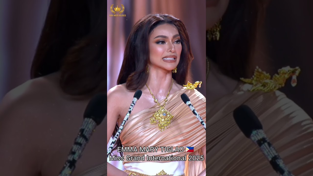 Эмма Мэри Тиглао: мощное послание и речь на конкурсе Мисс Гранд Интернешнл 202