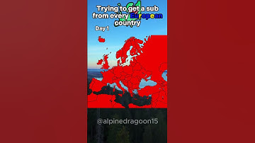 Trying to get a sub from every European country (Day 1) #alpinedragoon15 #europe #fyp #mapping