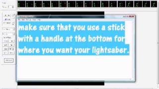 LSMaker Tutorial - How to Add Lightsabers into Your Videos.