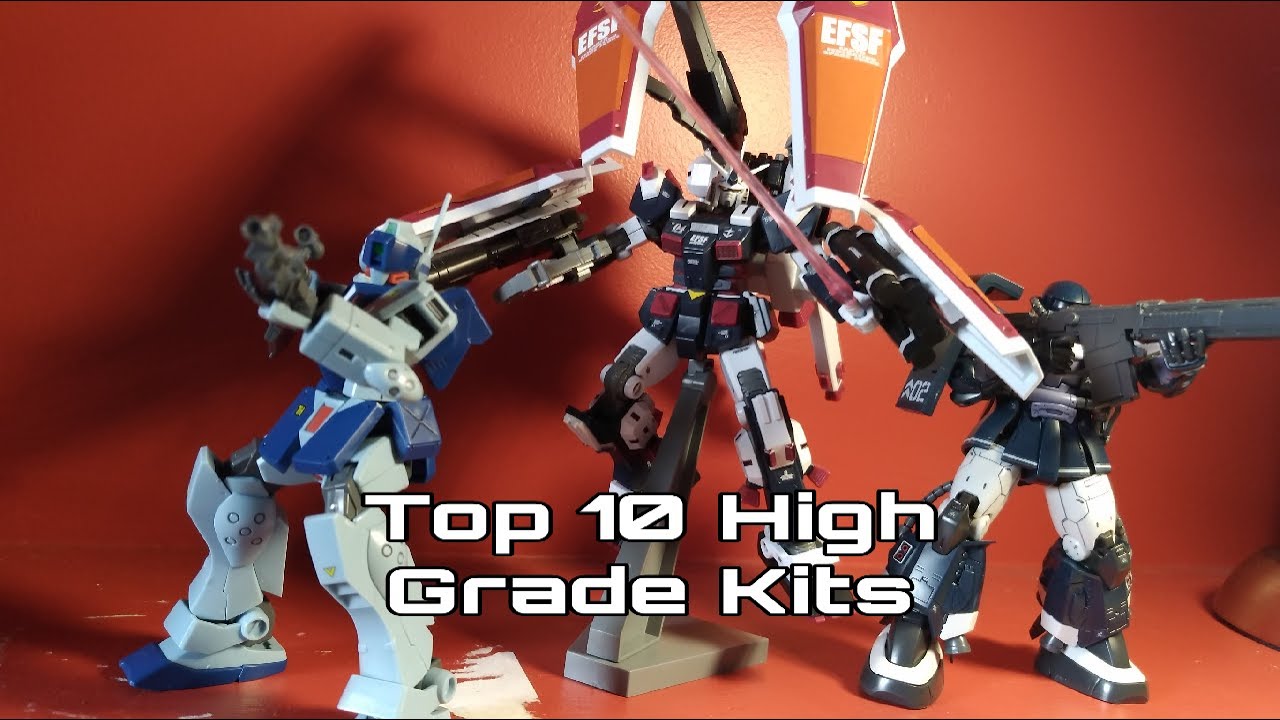 Gunpla My Top 10 High Grade Kits! YouTube