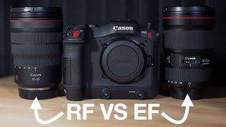 Canon C70 - RF vs EF Lenses - Which Should You Buy?