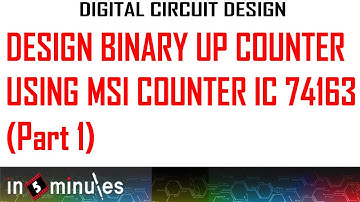 ModGen_Vid_16_ 3A Design binary up counter using MSI counter IC 74163  (Part 1)