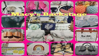 👜👡🔥👑 Macy's Backstage Outlet Shop With Me!!60-80% Off Designer Purses and More!! Home Decor&More!!🔥👑
