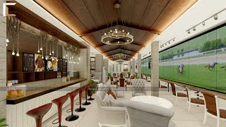 3D Club House Architectural Interior Design | Clubhouse Video Walkthrough