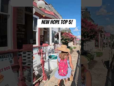 🏞️ Top 5 Things to Do in New Hope, PA | Travel Guide 2025 🌟