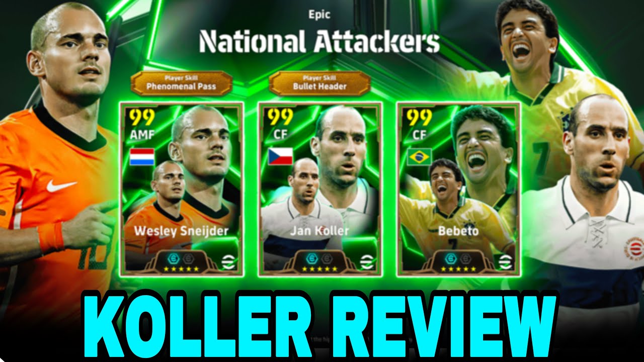 New Jan Koller Review & Crossing Gameplay Test☠️♥️ eFootball & I is Live 🇧🇩 - YouTube