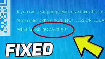 Fix: intcdaud.sys BSOD Error on Windows 10