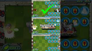 Coconut Cannon, Pea Nut, Boom Balloon Flower vs 30 Sunday Edition Zombie PvZ 2 #shorts #pvz #pvz2