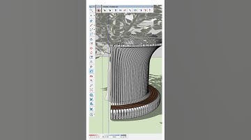 ‏#sketchup How to design a Modern Pergola in SketchUp?! #fyp #foryou #nicetower