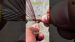 The Art of Wire Splicing: Neat and Strong T-Joint Technique#shorts #mechanic #machine #diy