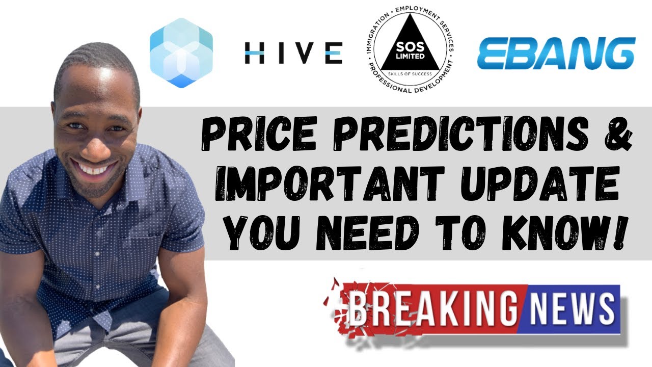 SOS, EBON, HVBTF Hive Stock | Price Predictions | BREAKING NEWS You Need To Know!