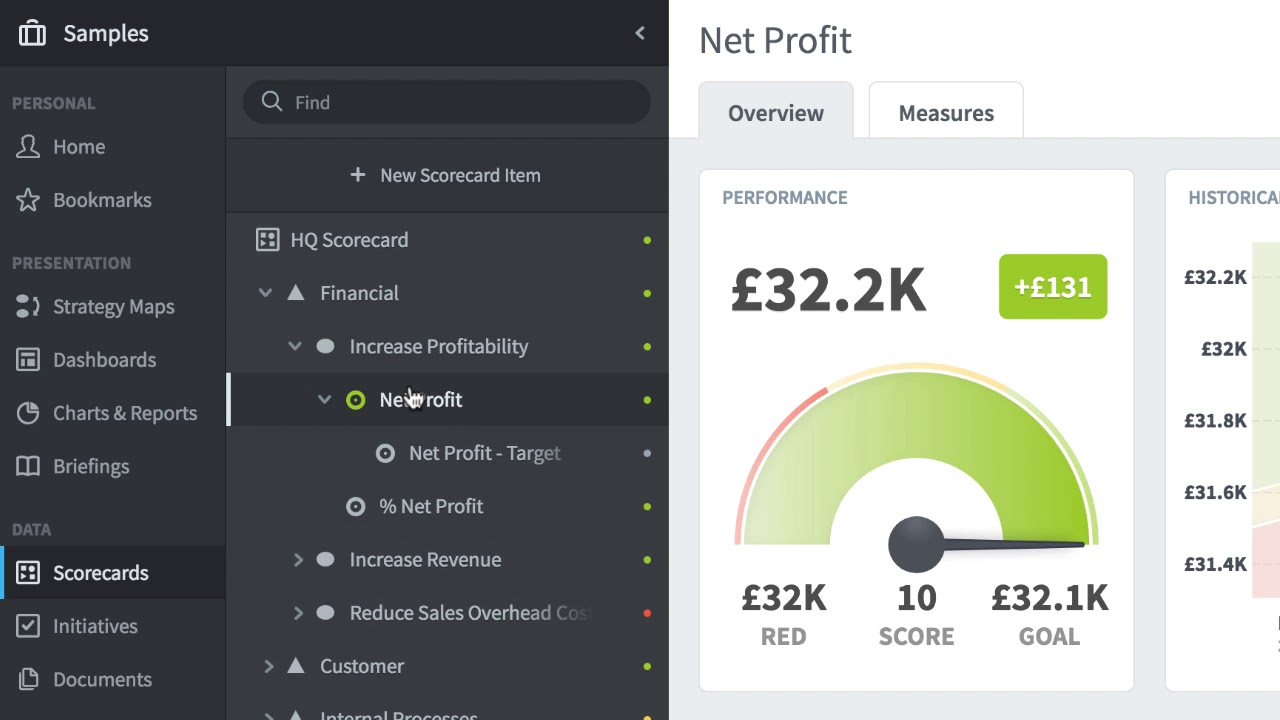 Navigation - QuickScore and Scoreboard
