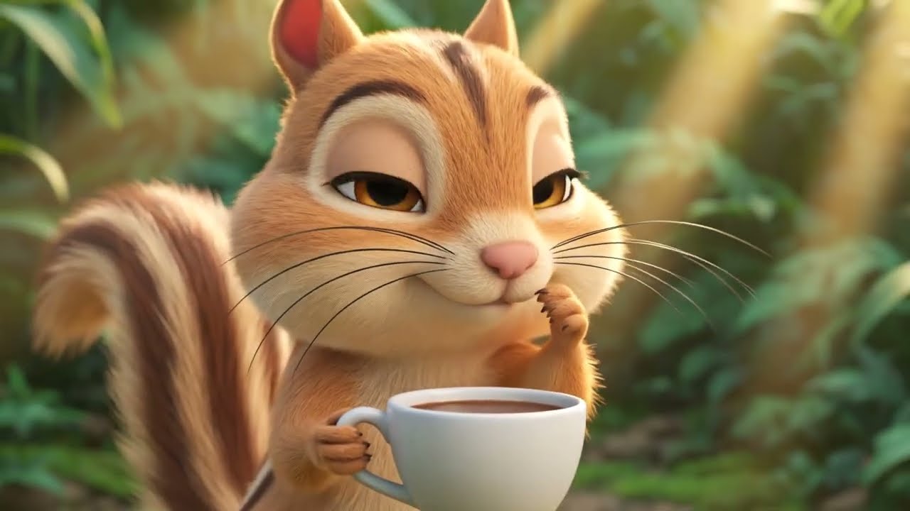 The Ultimate Squirrel's Coffee Challenge: Can He Handle It?