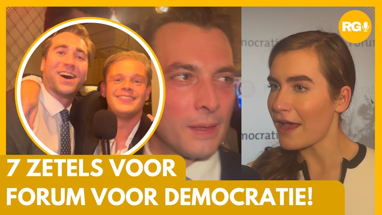 FVD viert verkiezingssucces: Van 3 naar 7 zetels! | Uitslagenavond 2025