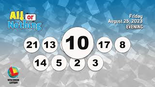 Wisconsin Lottery Evening Draw 08/25/2023
