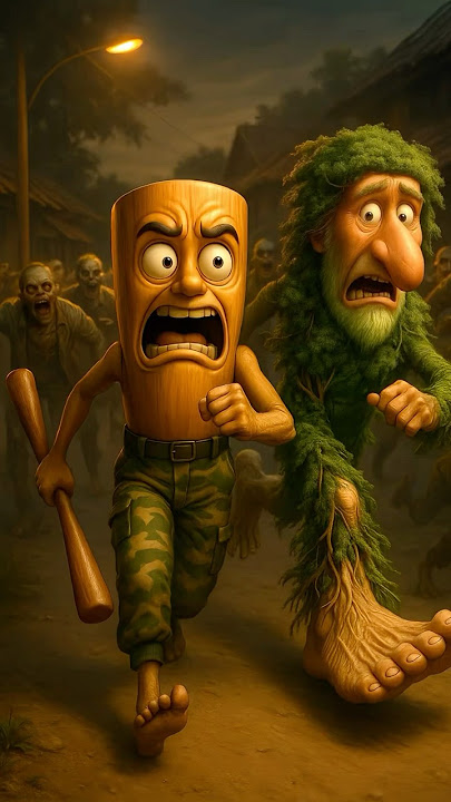 TUNG TUNG SAHUR DAN BRR BRR PATAPIM DI KEJAR ZOMBIE #brainrot #anomali #shortvideo #shortsfeed