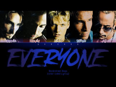 Backstreet Boys Everyone Color Coded Lyrics