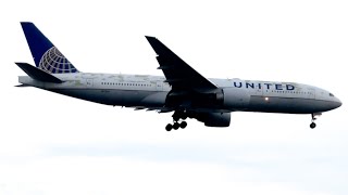 HORRIBLE PAINT JOB | United B777-224ER Landing at Newark Liberty!