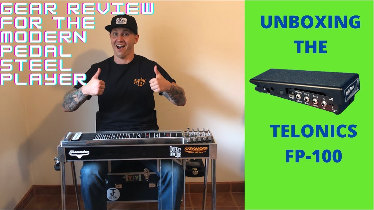TELONICS Unboxing FP100 Volume Pedal Steel Guitar Gear YouTube
