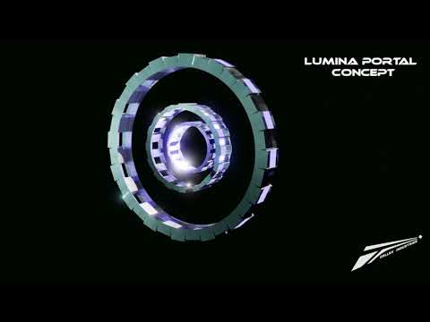 Lumina gate portal, blender concept