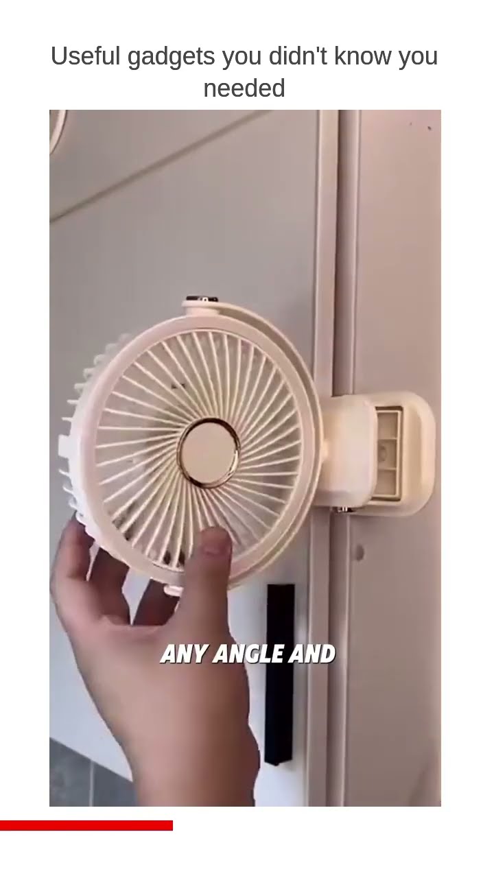 Product link in Bio Designed for versatility and convenience, this portable fan features a sturdy
